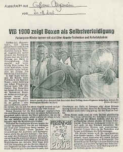VfB 1900 zeigt Boxen als Selbstverteidigung - Gießener Allgemeine
