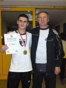 Hessenmeister 2011 Hogir Alper und Trainer Adam Piwowarski in Oberursel
